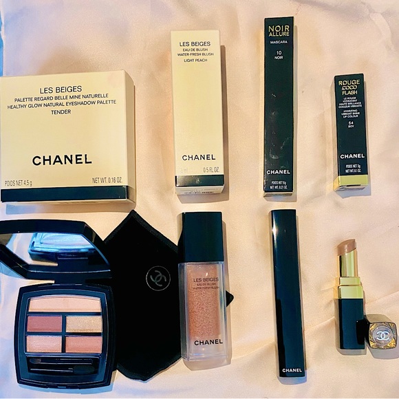 CHANEL Other - NWT Chanel Eyeshadow Palette, Water Fresh Blush, Noir Mascara &Vibrant Lip Shine
